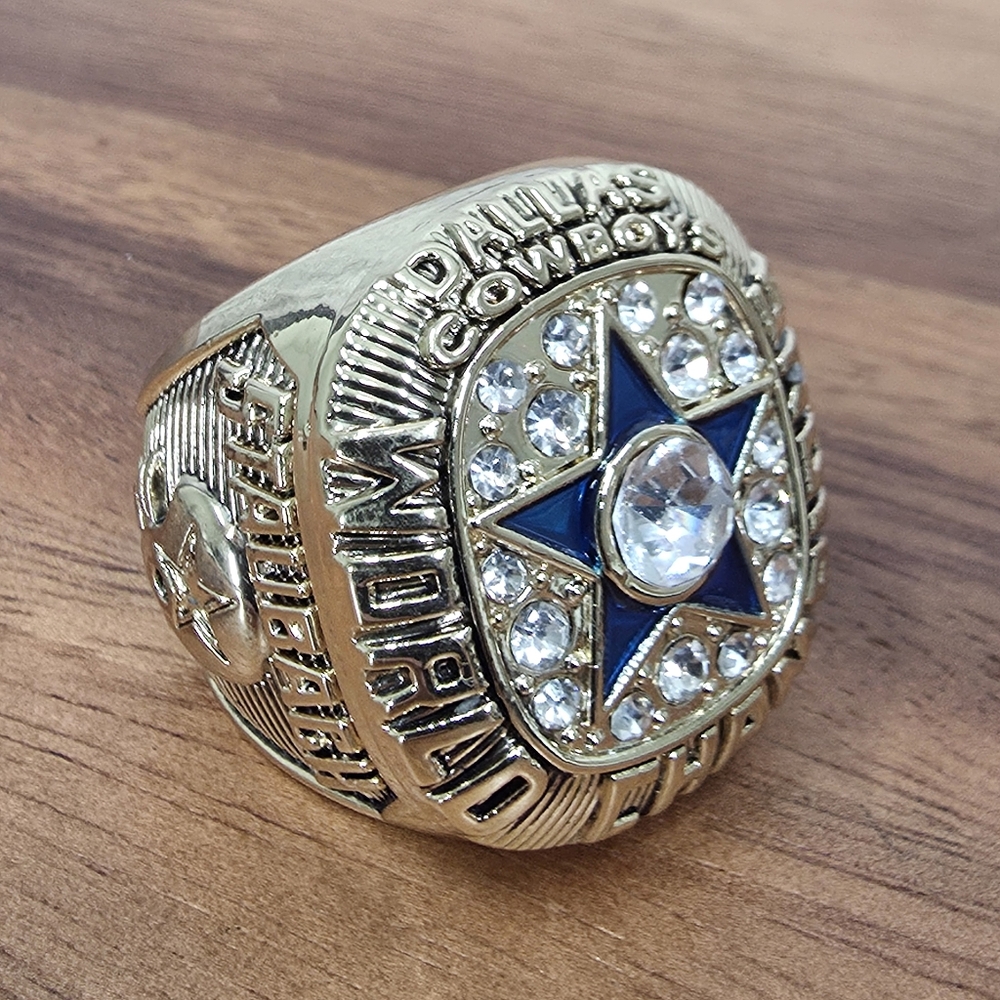 Dallas Cowboys Championship Ring Size 11 Staubach Gold Fan Edition 1971
